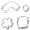 CookieCutter.Com Pot O' Gold St Patrick's Day Cookie Cutter 4 Pc Set - USA Tin Plated Steel